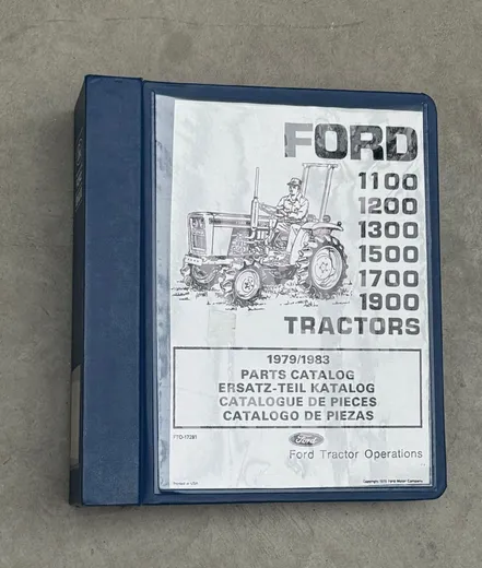 Parts catalogue Ford 1100-1900