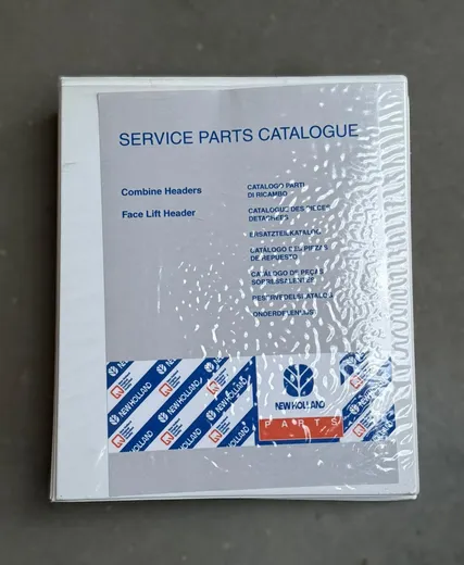 Parts catalogue face lift header