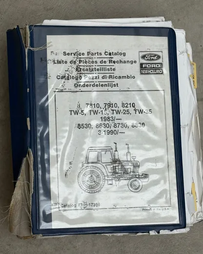 Parts catalogue Ford 7810-8210 / TW series / 8530-8830