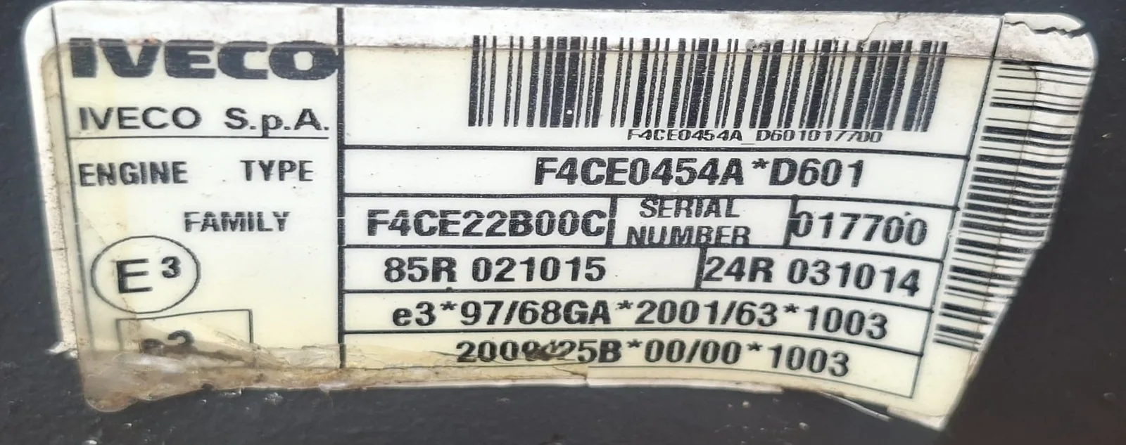 2831083 Engine F4CE0454A*D601 — foto 12