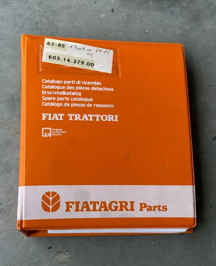 Parts catalogue Fiat 62-85